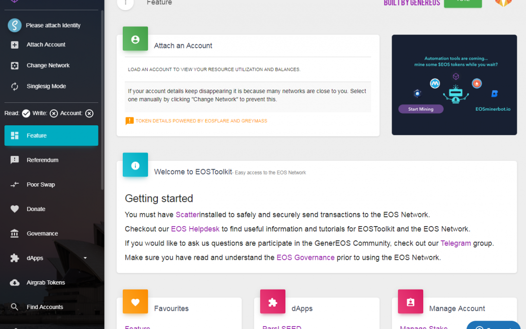 EOSToolkit.io — Feature updates!